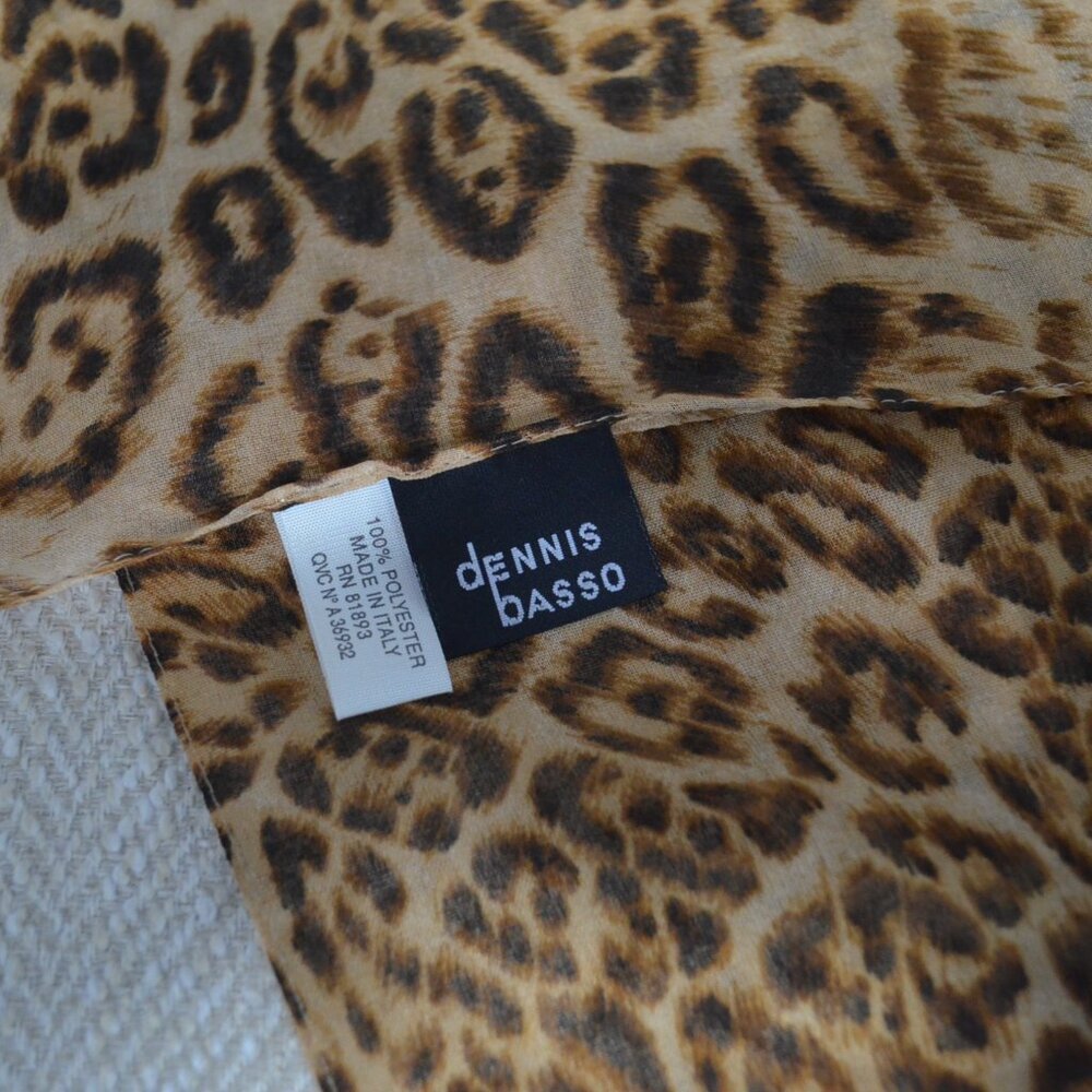 Three Sheer Rectangular Scarves, Two Dennis Basso… - image 5